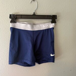 Nike Blue and Gray Athletic Shorts